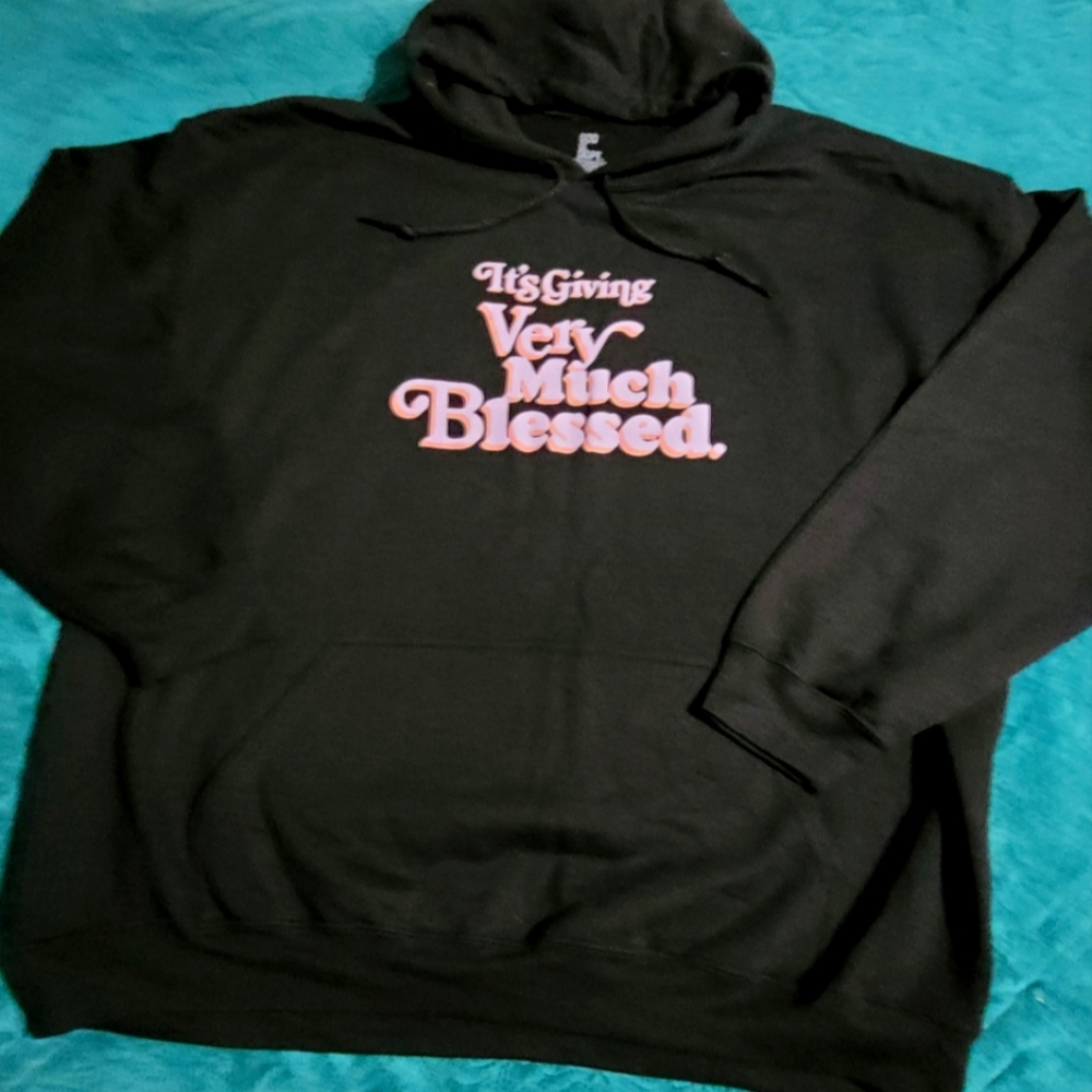 God is Dope Very BLESSED Hoodie, UNISEX 2XLARGE